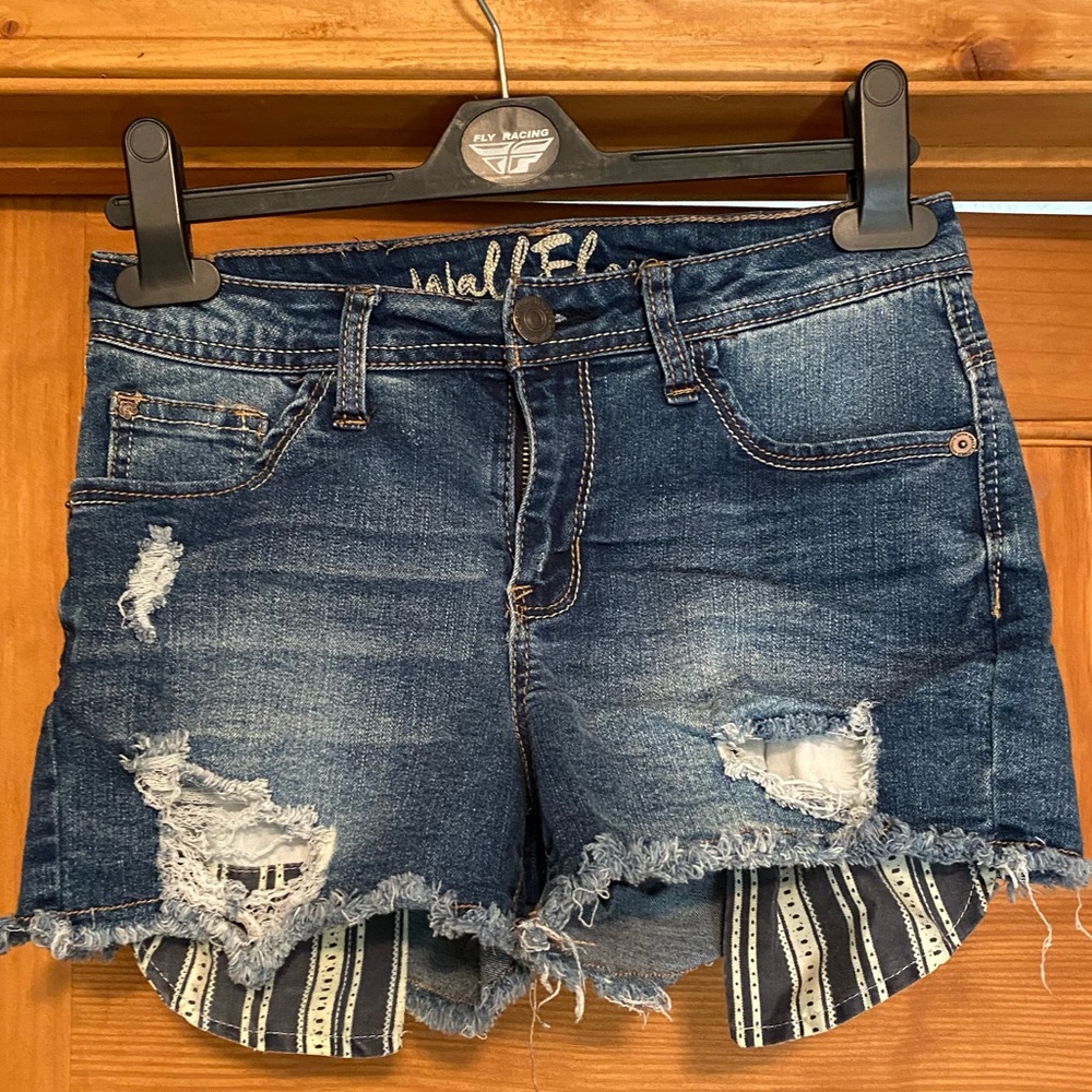 Wallflower Denim Shorts
